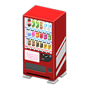 Animal Crossing Items Drink Machine Red / Cute