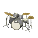Animal Crossing Items Drum Set Black & white / White with logo