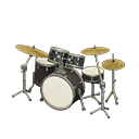 Animal Crossing Items Drum Set Cosmo black / Smooth white