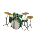Animal Crossing Items Drum Set Evergreen / Vintage logo