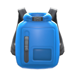 Animal Crossing Items Dry Bag Blue