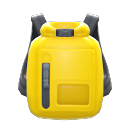 Animal Crossing Items Dry Bag Yellow