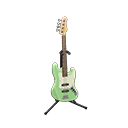 Animal Crossing Items Electric Bass Ash green