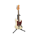 Animal Crossing Items Electric Bass Chic white