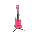 Animal Crossing Items Electric Bass Shocking pink