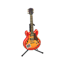 Animal Crossing Items Electric Guitar Cherry / Chic logo