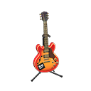 Animal Crossing Items Electric Guitar Cherry / Familiar logo