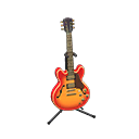 Animal Crossing Items Electric Guitar Cherry