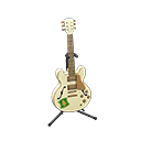 Electric Guitar Chic white / Emblem logo