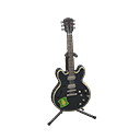 Animal Crossing Items Electric Guitar Cosmo black / Emblem logo