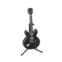 Animal Crossing Items Electric Guitar Cosmo black / Familiar logo