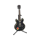 Electric Guitar Cosmo black / Pop logo