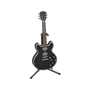 Animal Crossing Items Electric Guitar Cosmo black