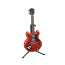 Animal Crossing Items Electric Guitar Dark red / Familiar logo