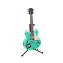 Electric Guitar Marine emerald / Familiar logo