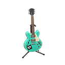 Animal Crossing Items Electric Guitar Marine emerald / Familiar logo