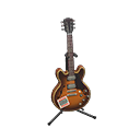 Animal Crossing Items Electric Guitar Sunburst / Chic logo