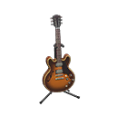 Animal Crossing Items Electric Guitar Sunburst