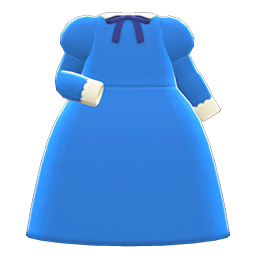 Animal Crossing Items Elegant Dress Blue