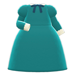 Animal Crossing Items Elegant Dress Green