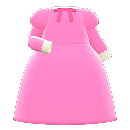 Animal Crossing Items Elegant Dress Pink