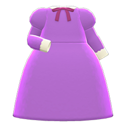 Animal Crossing Items Elegant Dress Purple