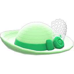 Animal Crossing Items Elegant Hat Green