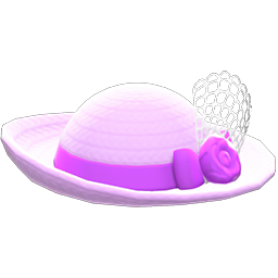 Animal Crossing Items Elegant Hat Purple
