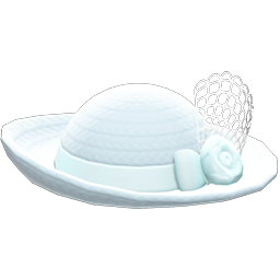Animal Crossing Items Elegant Hat White