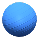 Animal Crossing Items Exercise Ball Blue