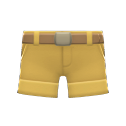 Animal Crossing Items Explorer Shorts Camel