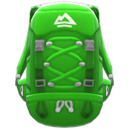 Animal Crossing Items Extra-large Backpack Green