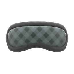 Animal Crossing Items Eye Mask Gray