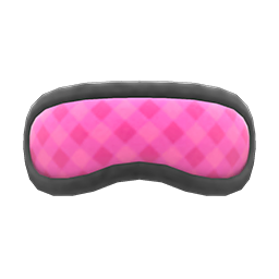 Animal Crossing Items Eye Mask Pink