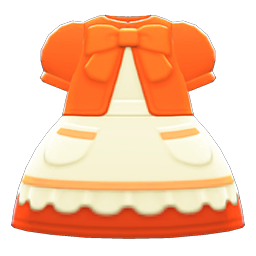 Animal Crossing Items Fairy-tale Dress Orange