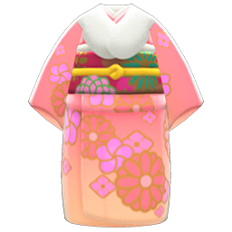Animal Crossing Items Fancy Kimono Pink