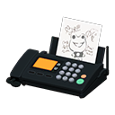 Fax Machine Black / Illustration