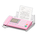 Fax Machine Red / Document