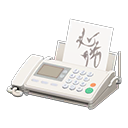 Fax Machine White / Written note