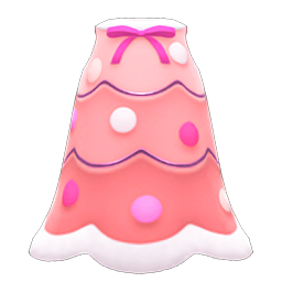 Animal Crossing Items Festive-tree Dress Pink