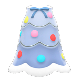 Animal Crossing Items Festive-tree Dress Silver