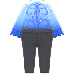 Animal Crossing Items Figure-skating Costume Blue