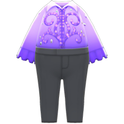 Animal Crossing Items Figure-skating Costume Purple