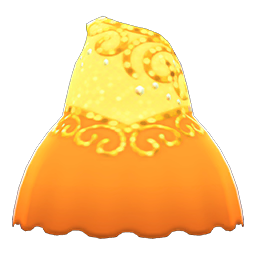 Animal Crossing Items Figure-skating Dress Yellow