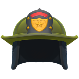 Animal Crossing Items Firefighter's Hat Avocado