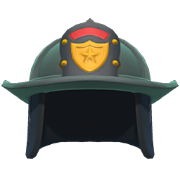 Animal Crossing Items Firefighter's Hat Black