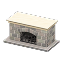 Animal Crossing Items Fireplace White