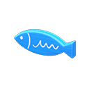Fish Doorplate Light blue