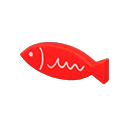 Fish Doorplate Red
