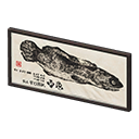 Animal Crossing Items Fish Print Giant snakehead